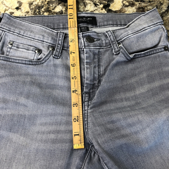 Size 25/0 Banana Republic High Rise Skinny Women Stretchy Jeans Distressed PK - Picture 7 of 16